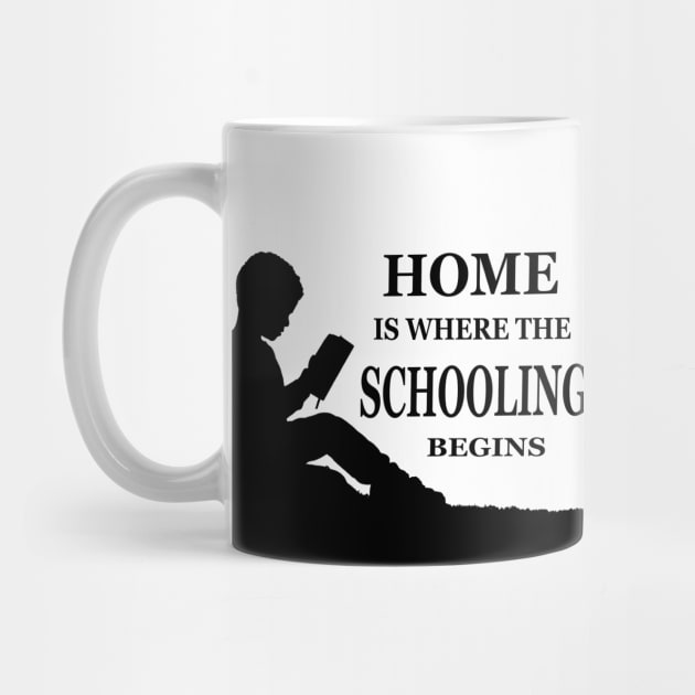 Home is where the schooling begins by FLOWING COLORS